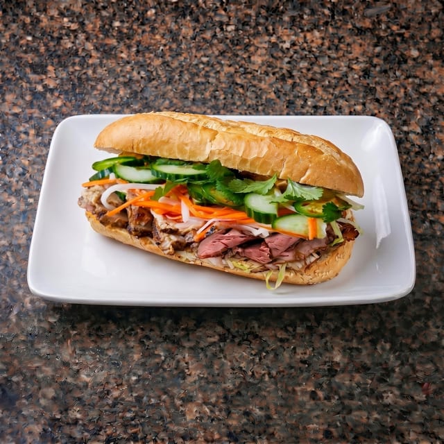 Shrimp Banh Mi.
